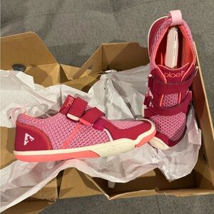 PLAE Pink Slip-On Sneakers with Velcro Strap